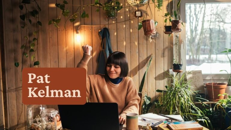 Woman working at laptop with determination — AI content strategy for coaches